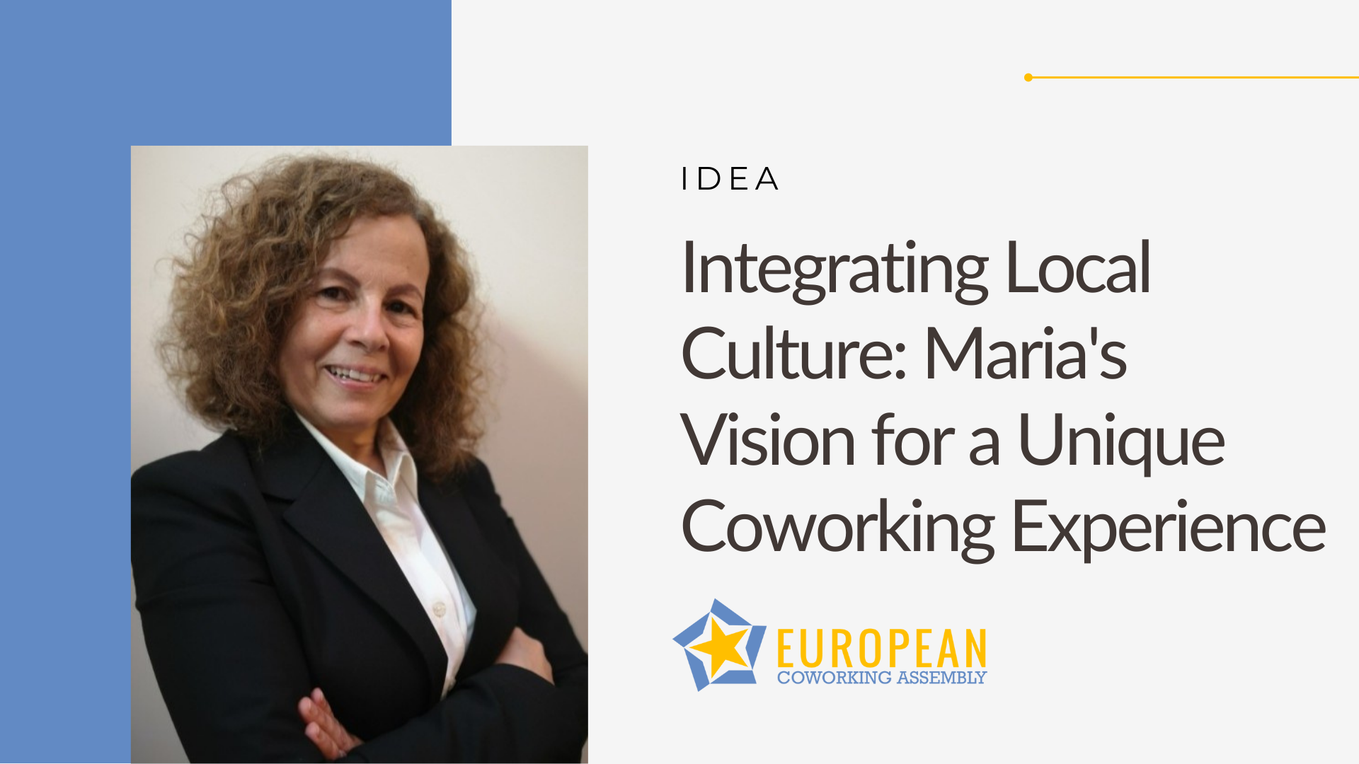 Integrating Local Culture: Maria&apos;s Vision for a Unique Coworking Experience